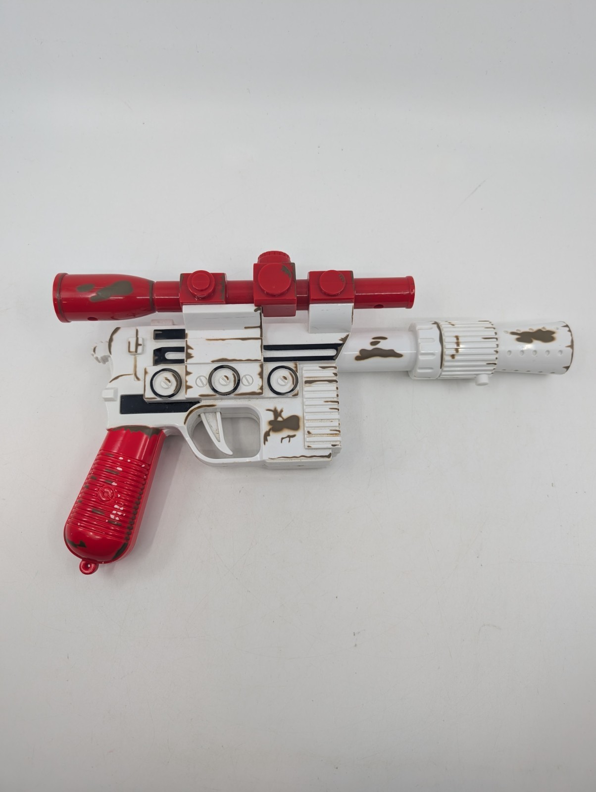 Vintage 1997 Tiger Electronics Star Wars White Blaster Gun Tested Han Solo LFL