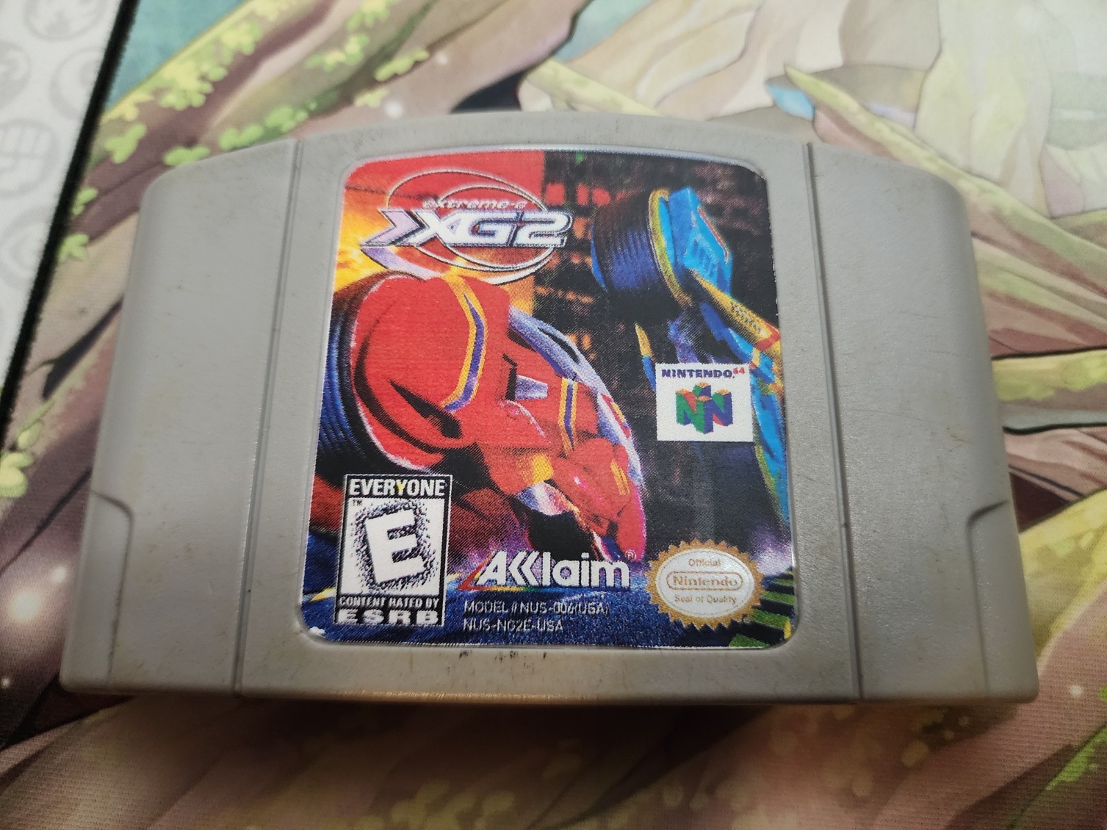 Extreme-G 2 With Replacement Front Label (Nintendo 64, 1998) Authentic