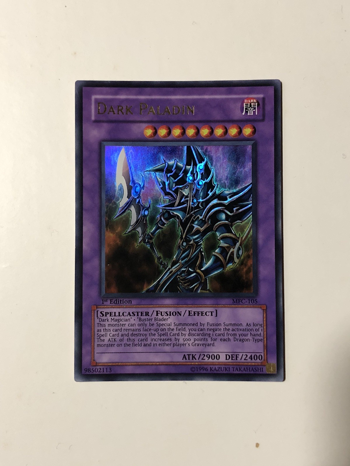 Yu-Gi-Oh Dark Paladin MFC 1ed NEAR MINT