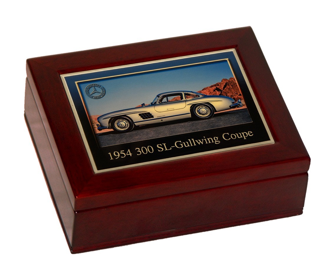 1954 Mercedes Benz 300 SL - Gull Wing Coupe Collectible Keepsake Box - STUNNING