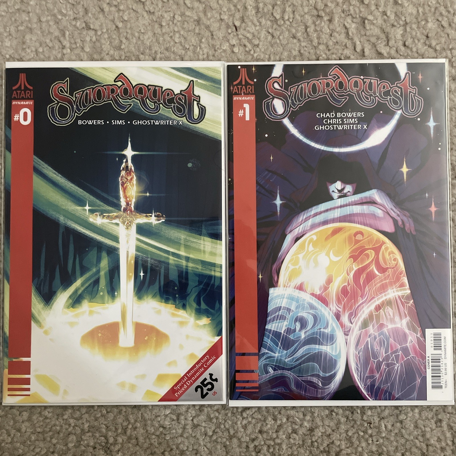 Swordquest (2017) #0 & 1  - Atari Dynamite Comics 2 Book Lot / VF