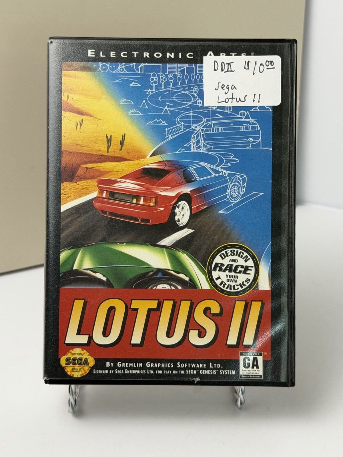 Lotus II (Sega Genesis, 1993) Complete In Box