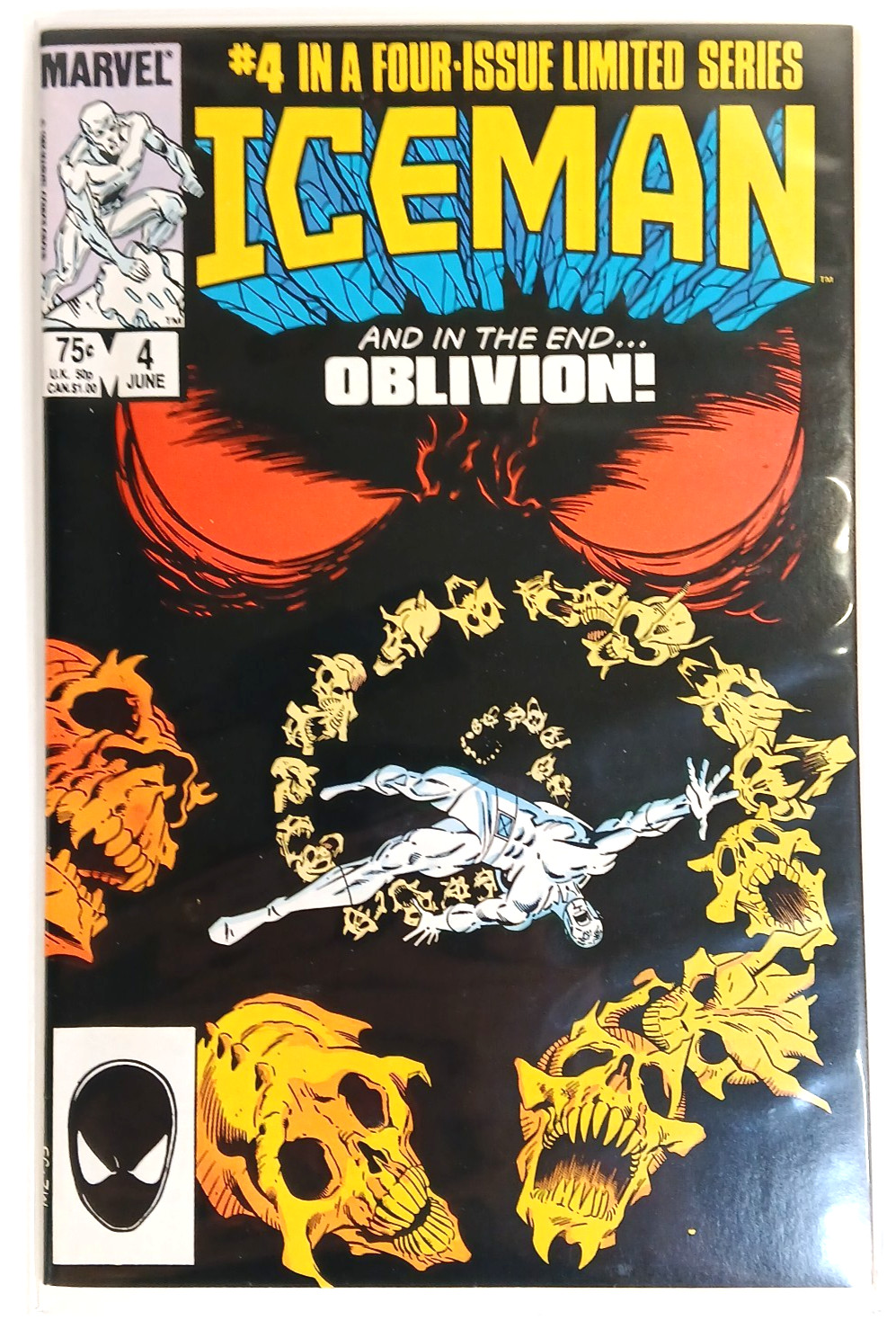 Iceman #4 (1984 Series) Marvel Comics