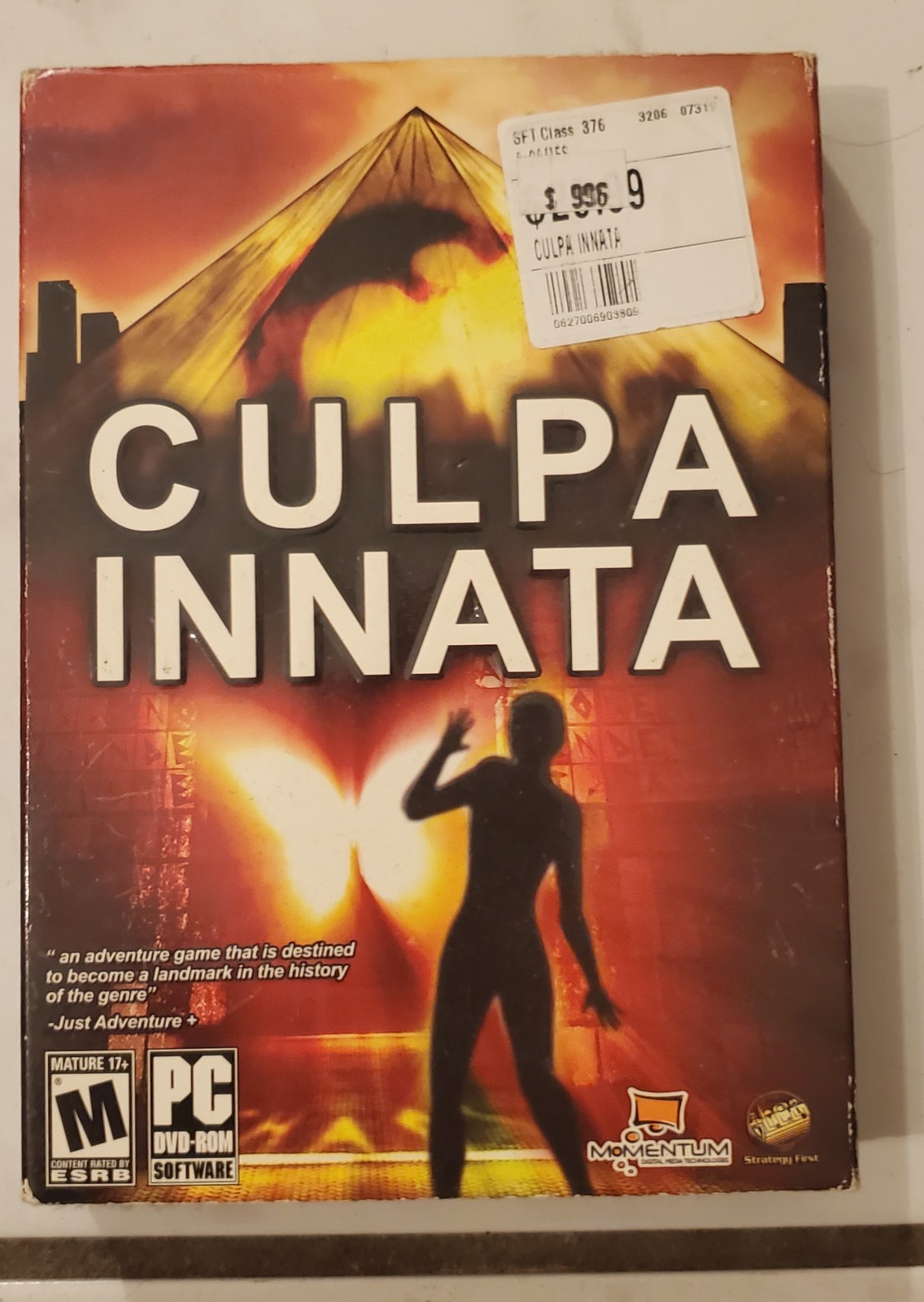 Culpa Innata & The eXperimrnt PC Game Disks In Perfect Comdition Never Played