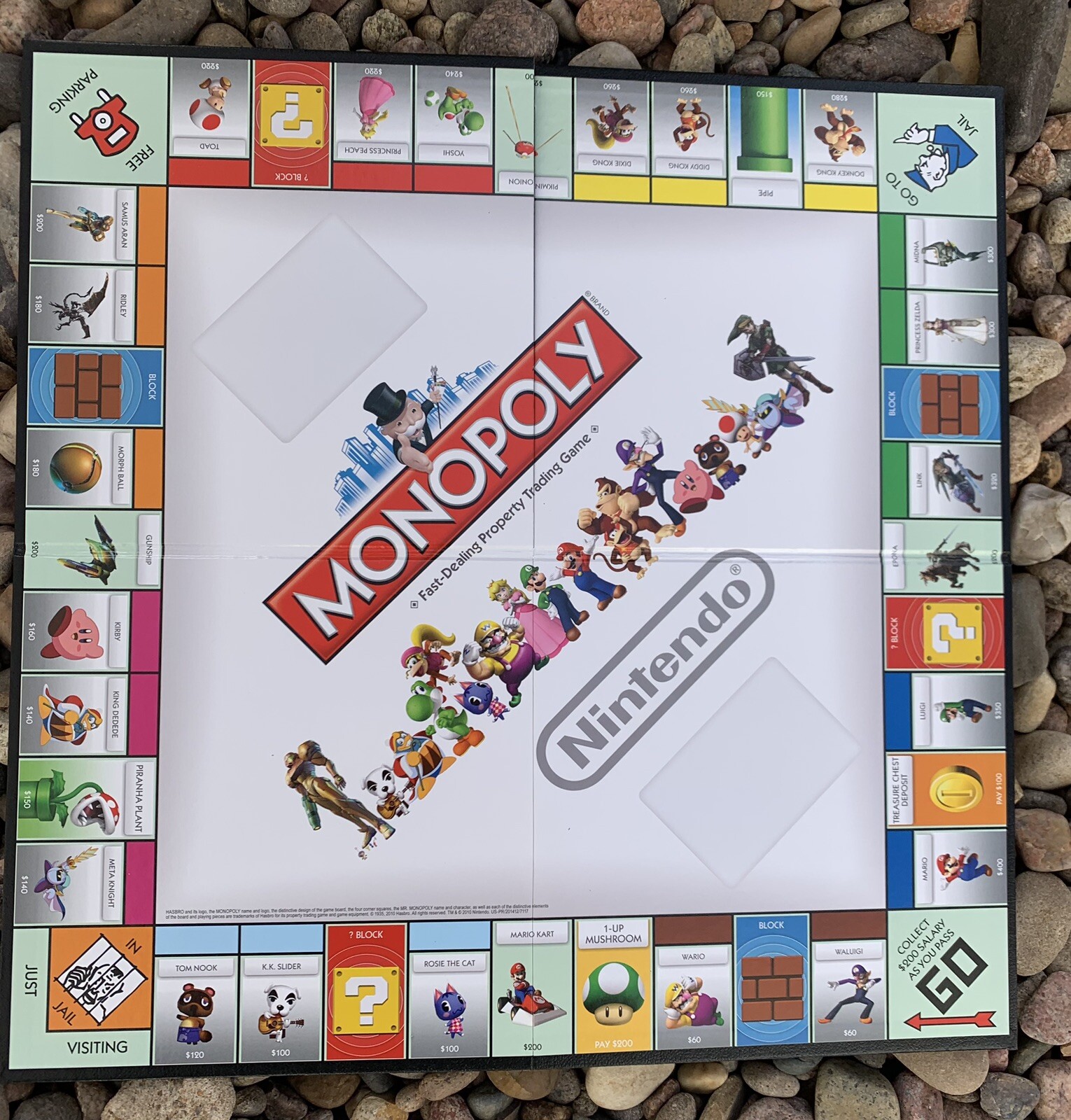 Monopoly Nintendo Version Game Board