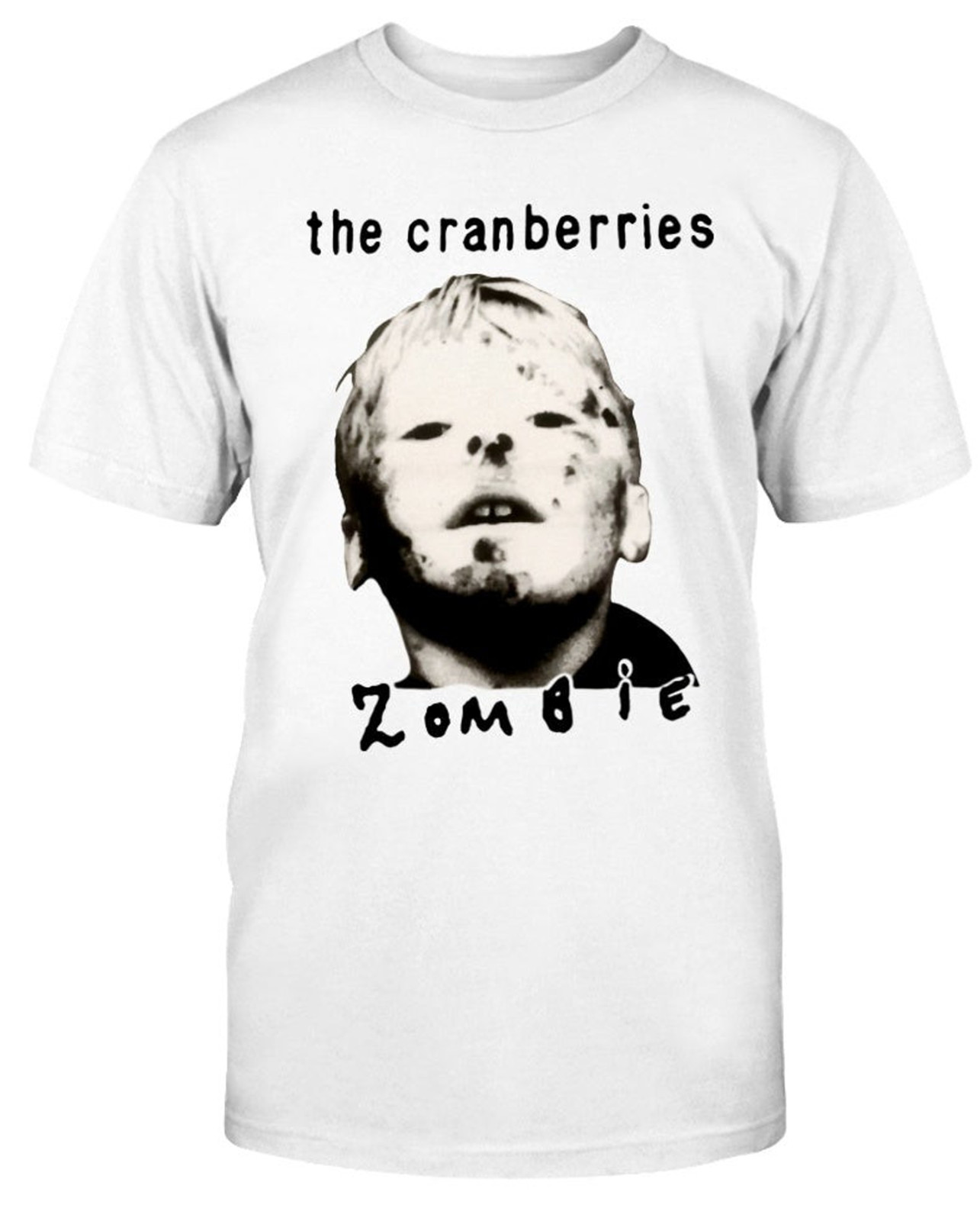 The Cranberries band T-shirt short sleeve Adults shirt white XA250