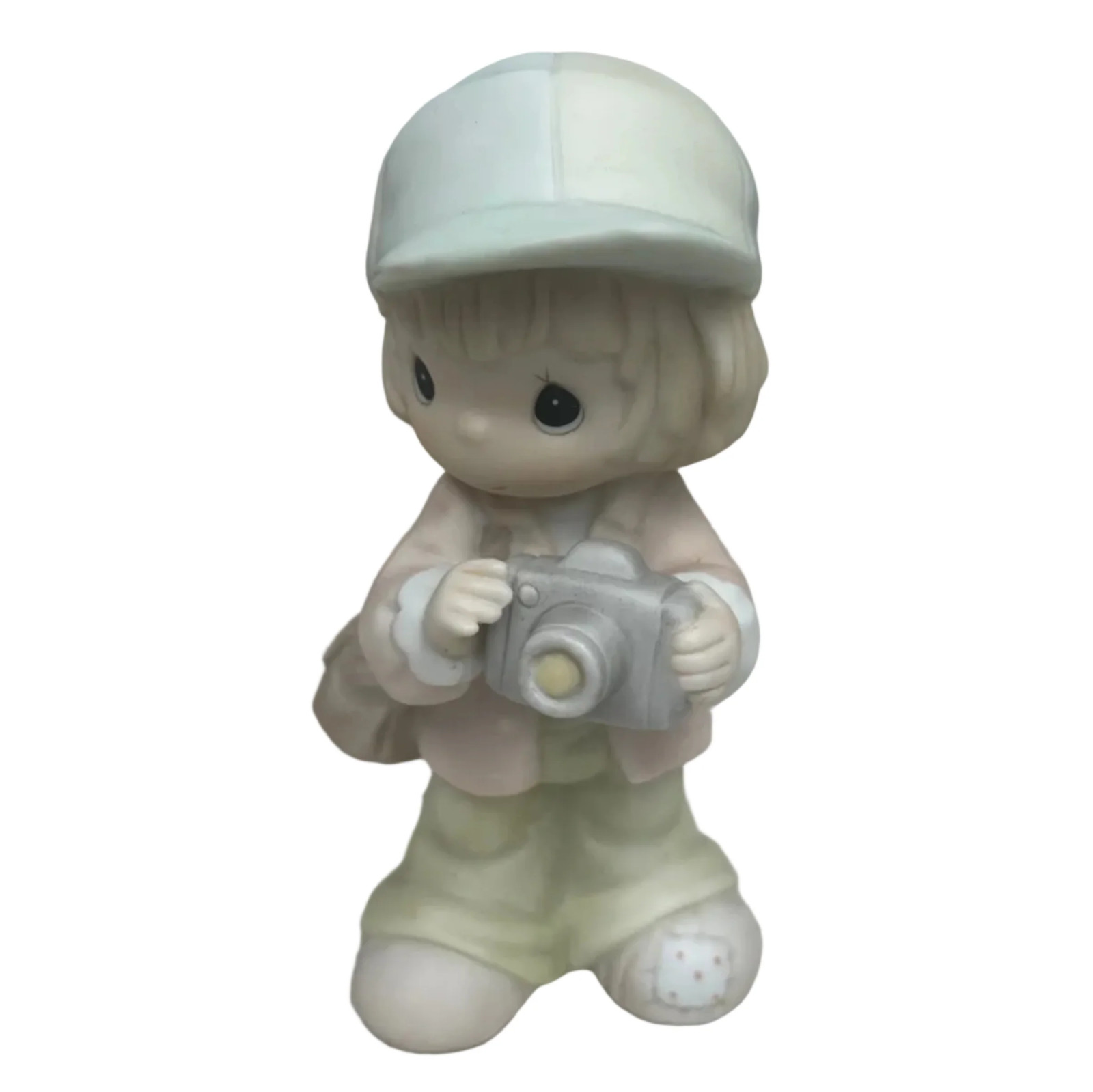 Vintage Girl with Camera Precious Moments Figurine