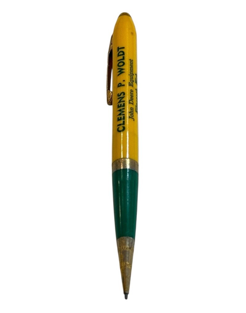 VTG John Deere Equipment Advertising Mechanical Pencil Kilmarnock MI Works