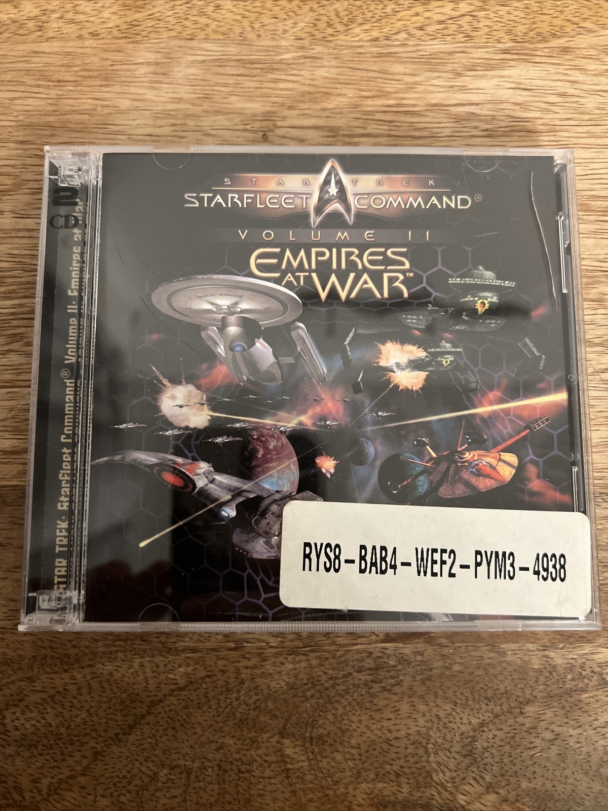 Star Trek Starfleet Command Volume 11 Empires At War Video Game Pc CD-ROM 