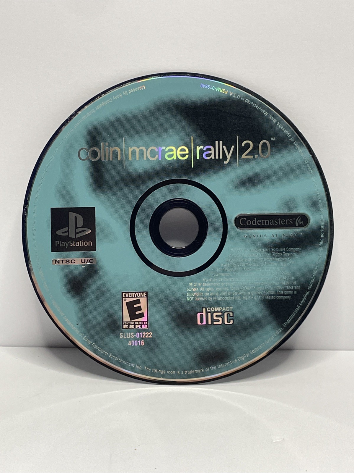 Colin McRae Rally 2.0 Tested, Disc ONLY , PS1 Resurfaced V77