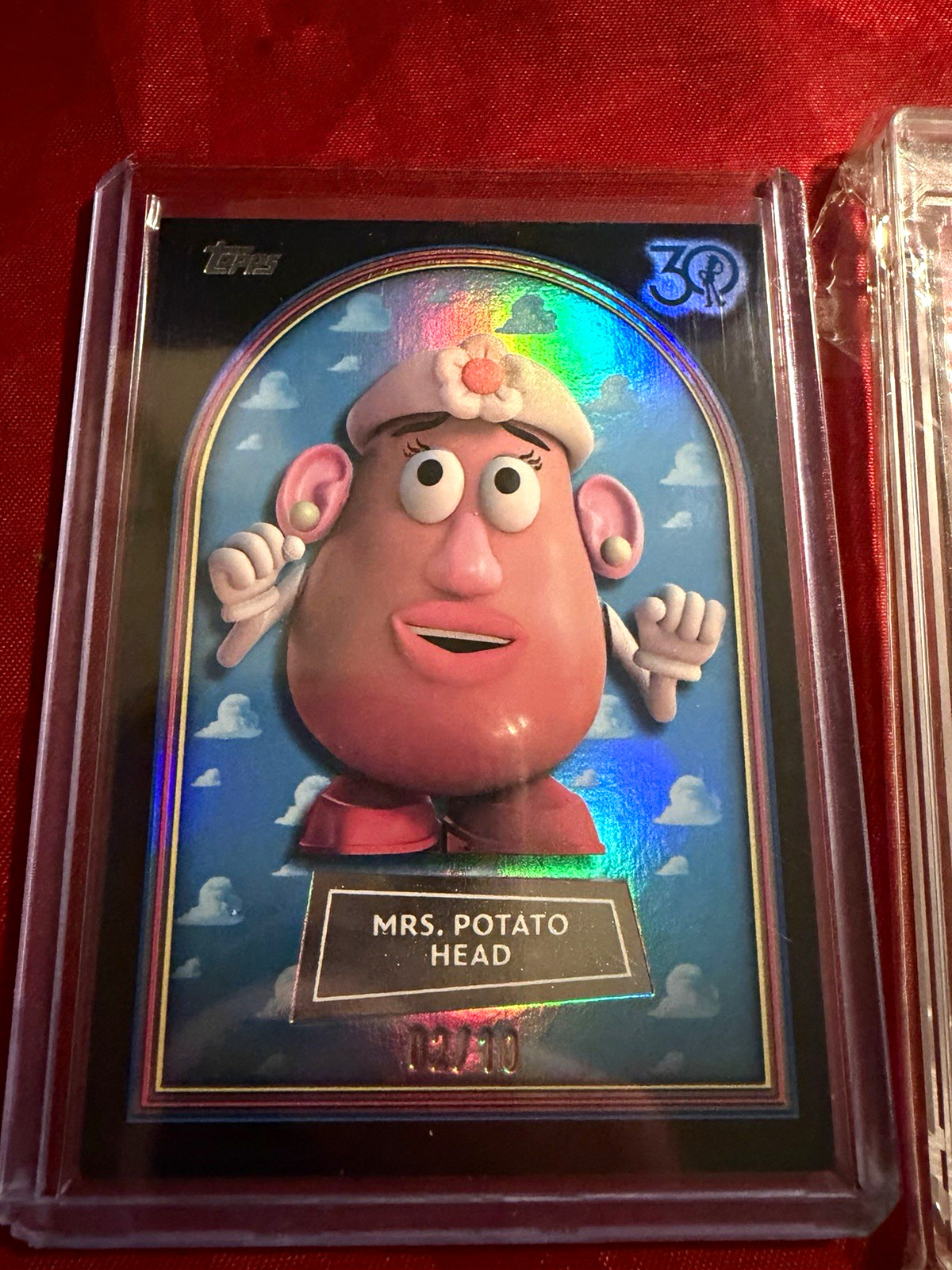 Topps 30th Anniversary Toy Story Mrs. Potato Head lot including  /10 /50 /75 /75