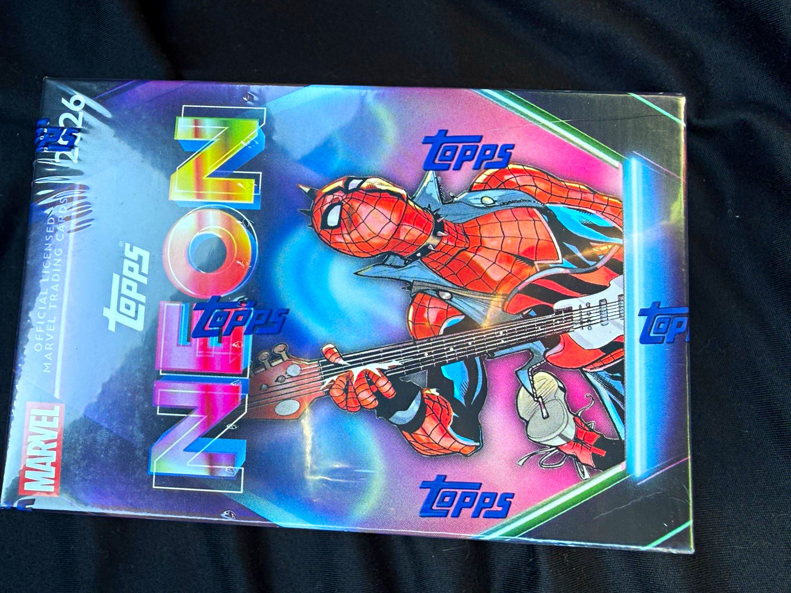 2026 Topps Marvel Neon Value Blaster Box Factory Sealed 35 Cards Spider-Man