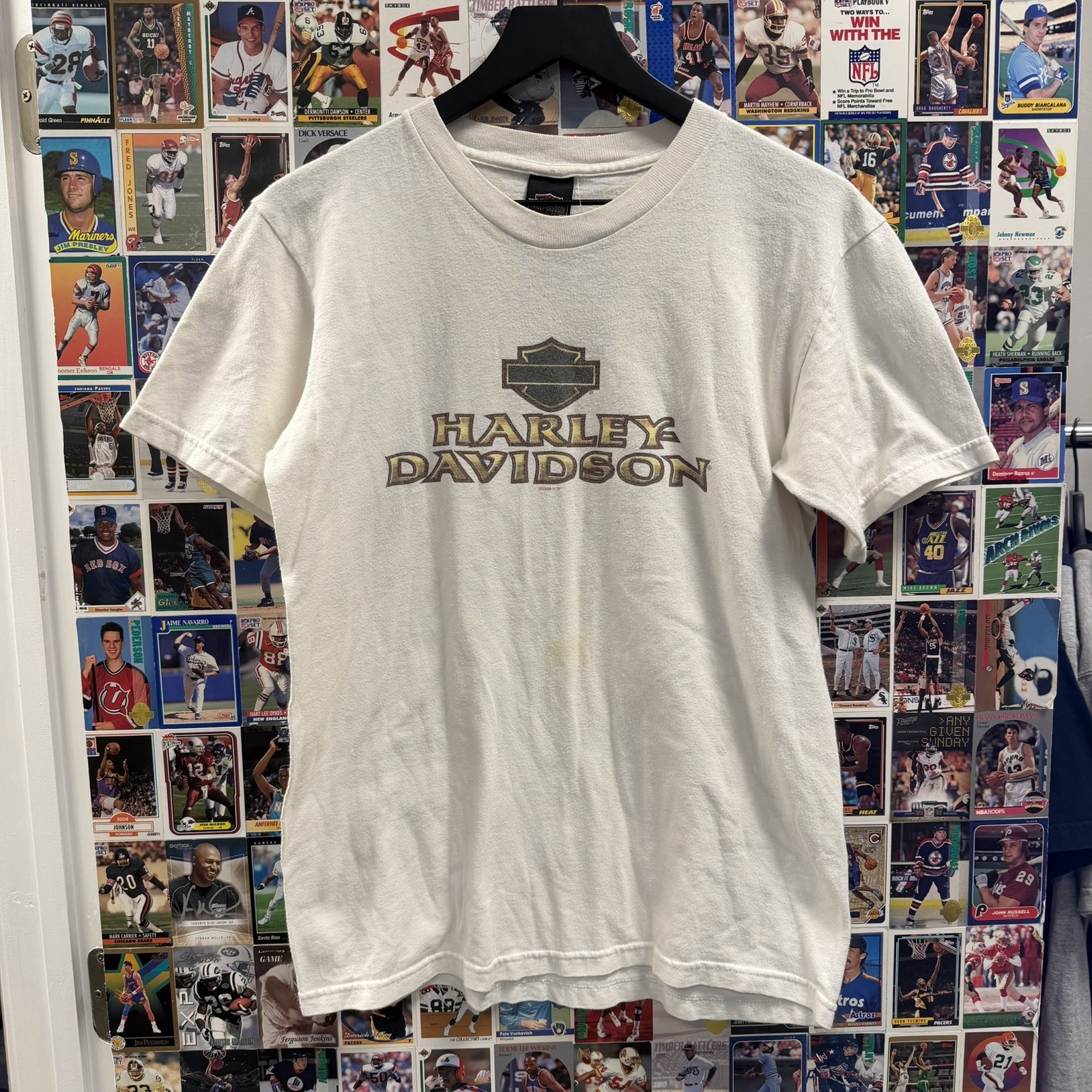 Size Medium - Vintage 1998 Harley Davidson Appleton Tee White