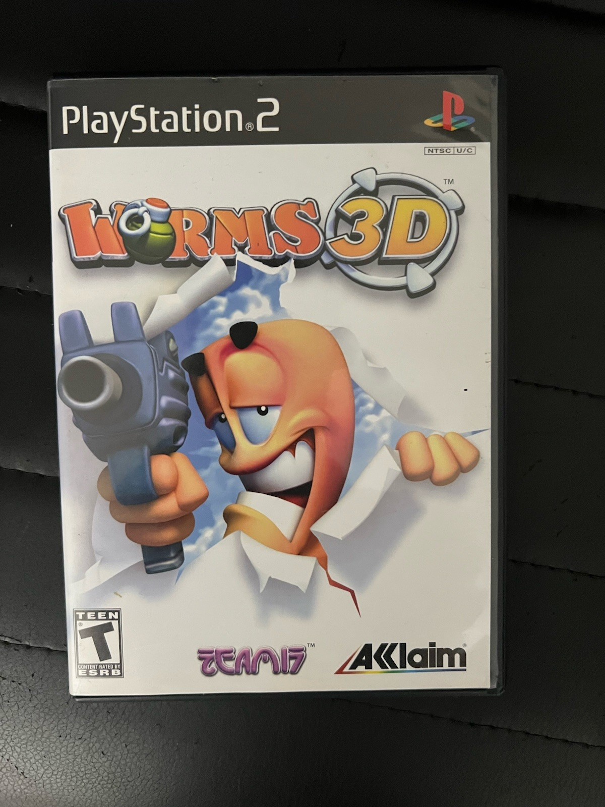 Acclaim Worms 3D PS2 w/ Manual NTSC-U/C 2004 T-Teen Strategy Battle