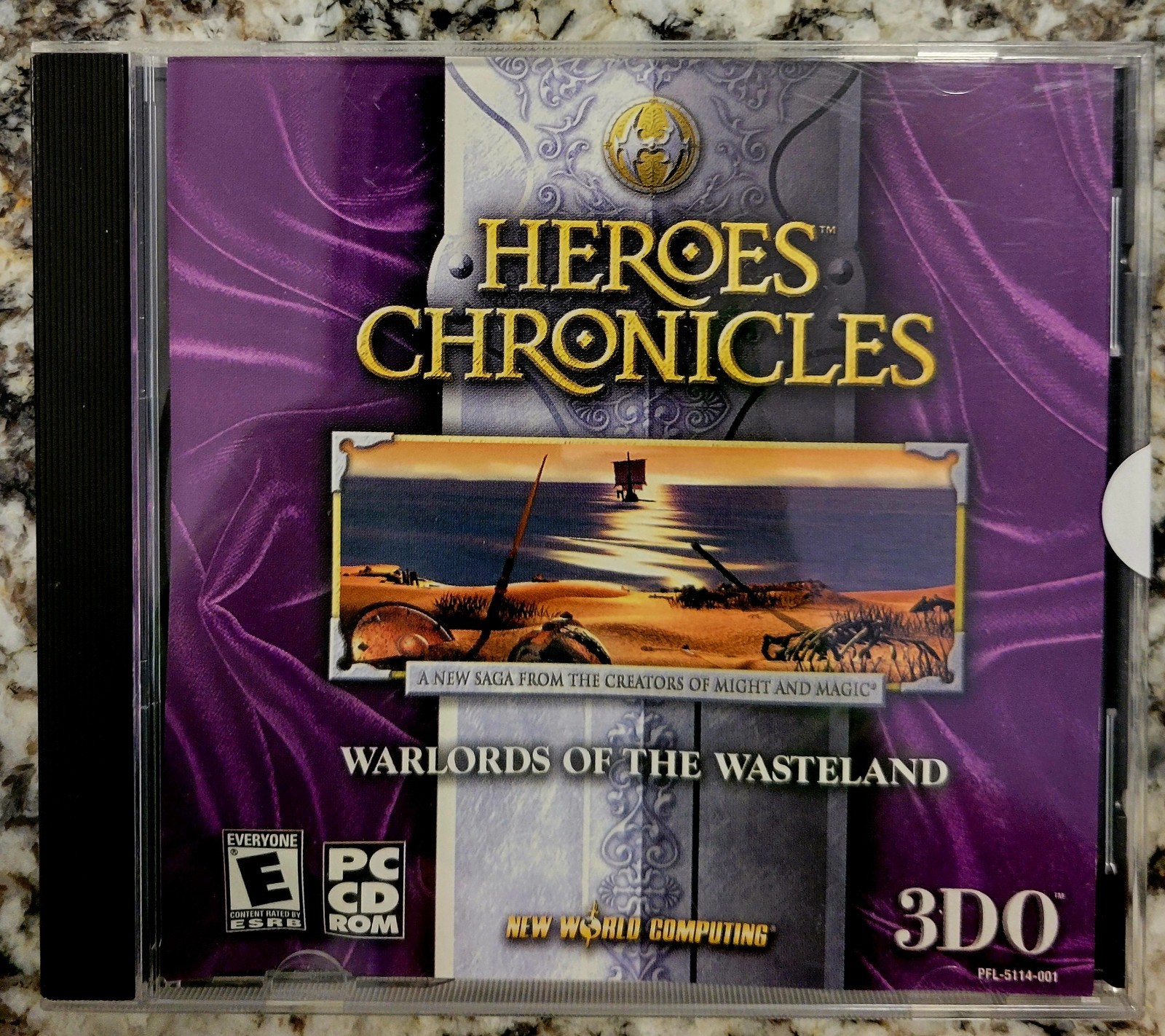PC GAME: HEROES CHRONICLES: WARLORDS OF THE WASTELAND, CLN DISC, FAST SHIPPING