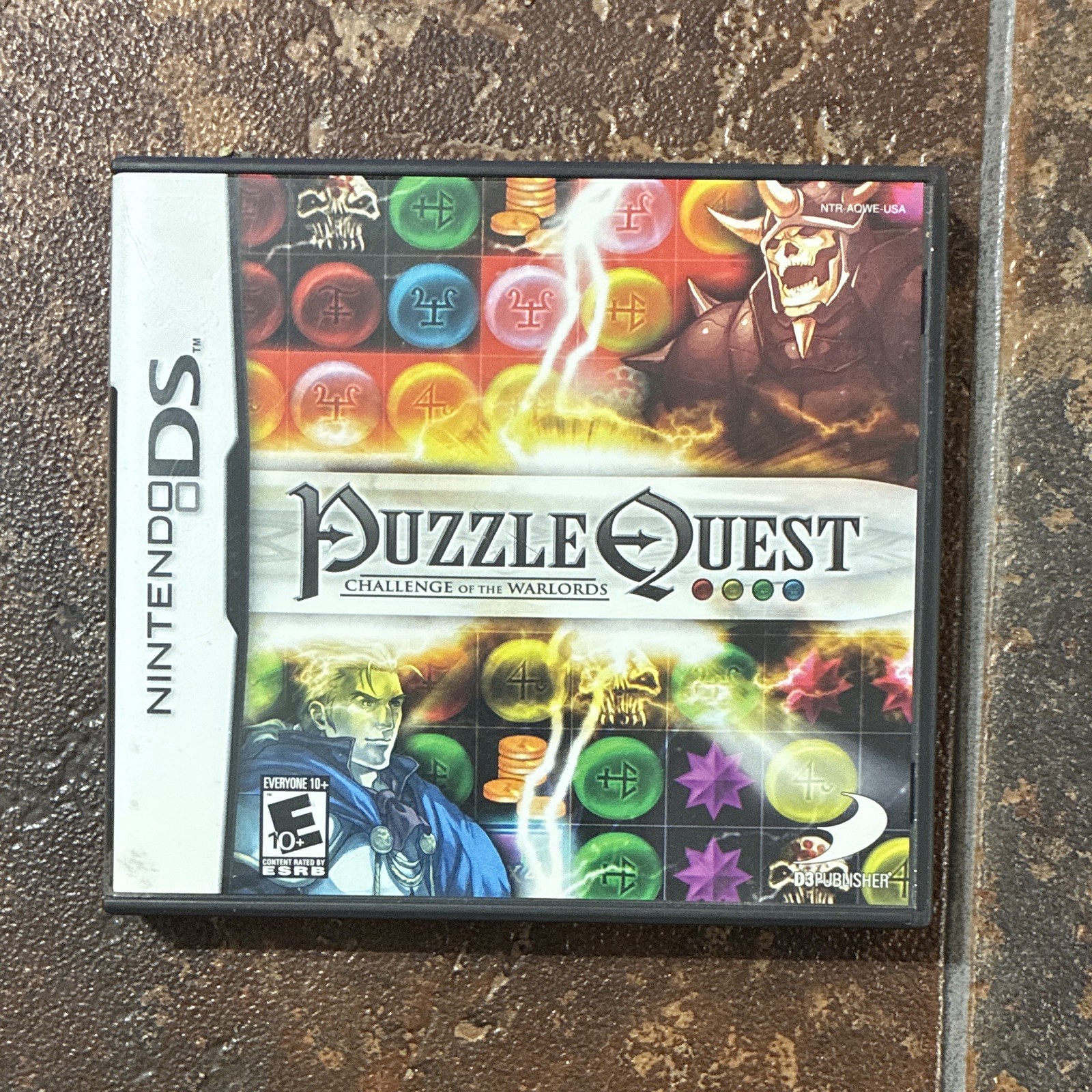 Puzzle Quest: Challenge of the Warlords (Nintendo DS) w/ Case & Manual E10+