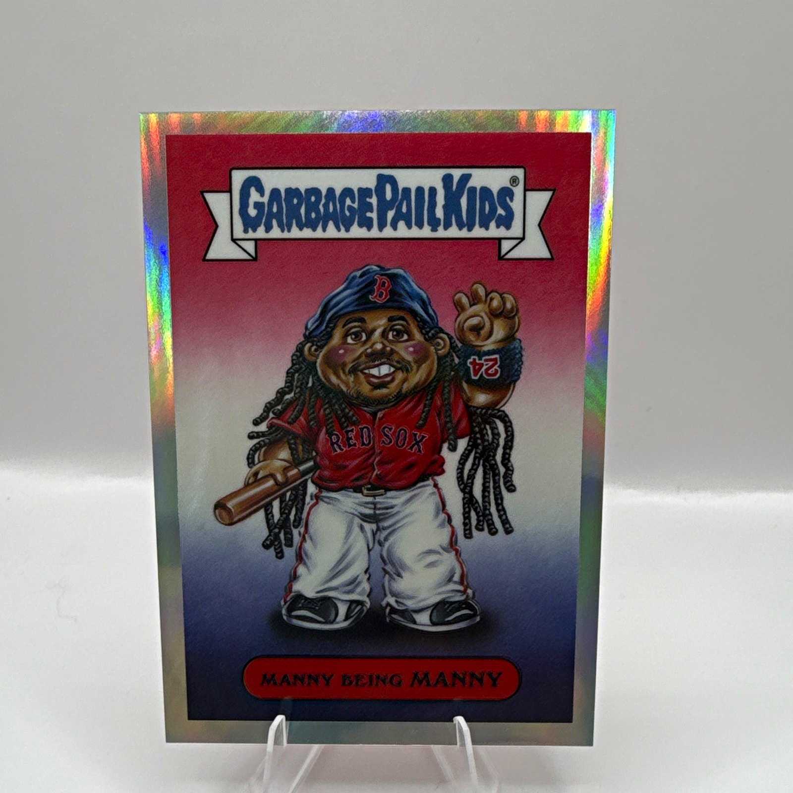 2026 Topps Bowman Garbage Pail Kids GPK-27 Manny Being Manny Manny Ramirez SSP