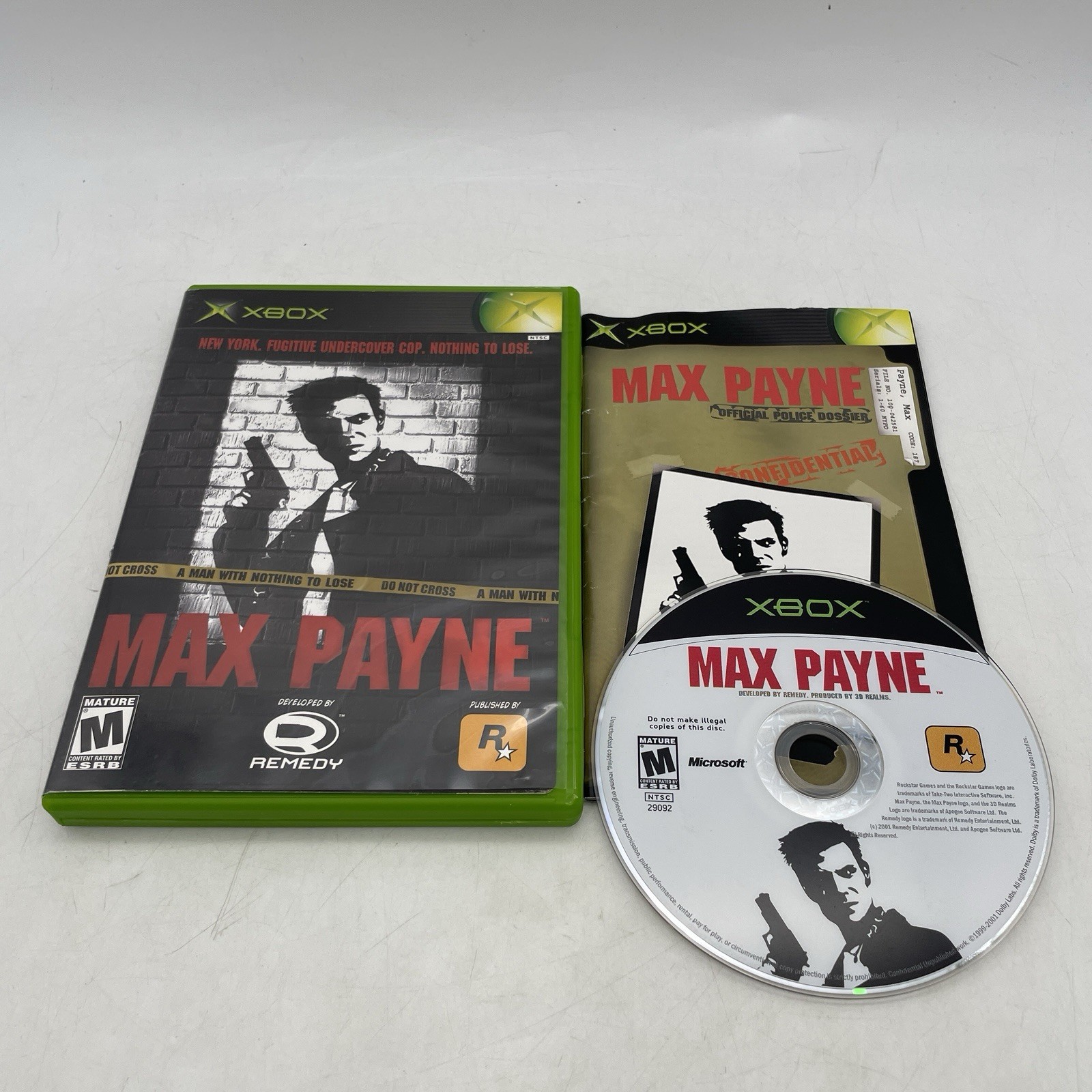 Max Payne Xbox Complete CIB  Tested