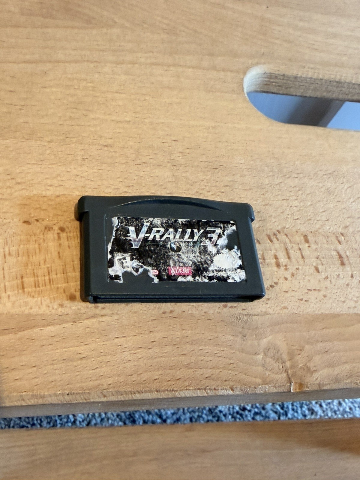 V Rally 3 Nintendo Game Boy Advance GBA Cart Only - Tested, Works Rough Cover