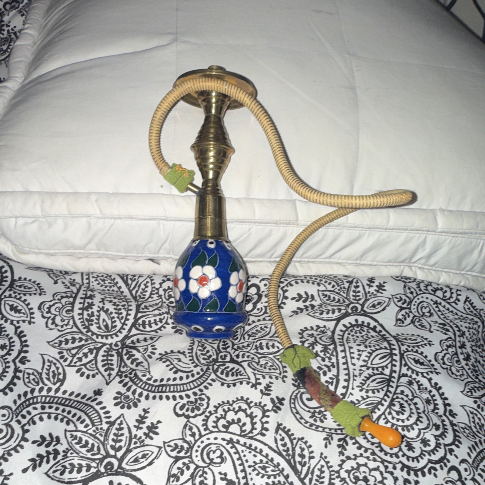 Vintage Persian hand- painted rare and unique