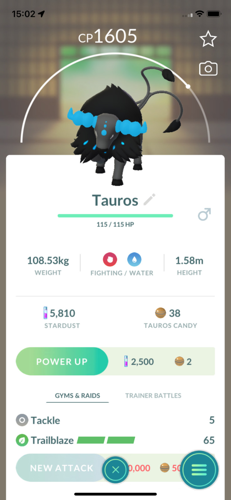 Paldean Tauros Aqua Breed  Same Day Shippment or Next Day Guaranteed  Go