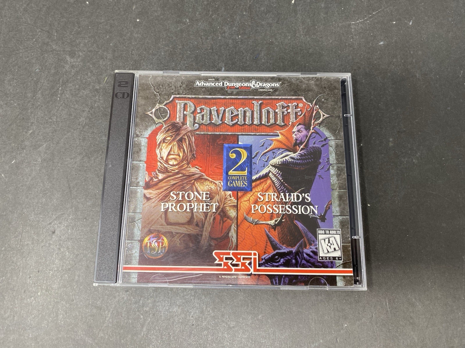 Advanced D&D Ravenloft Stone Prophet & Strahd's Possession PC 2 Disc HTF