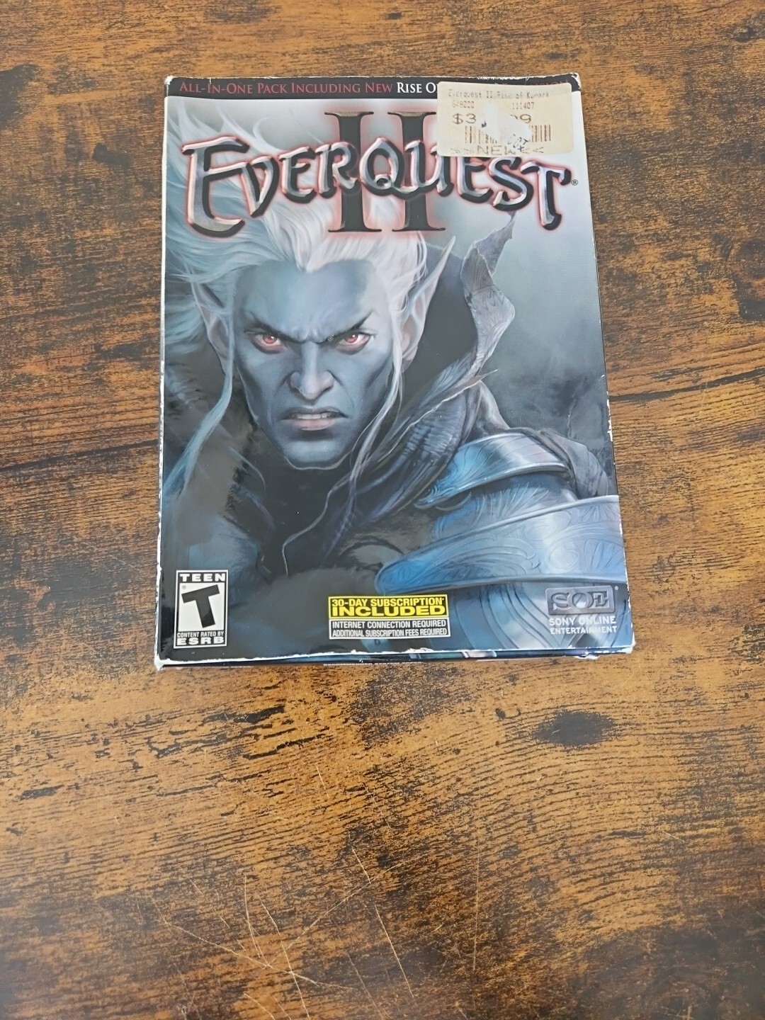 EverQuest II: Rise of Kunark  (PC, 2007) Cib 