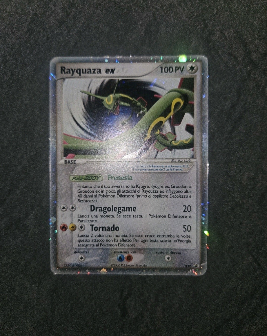 Rayquaza ex EX 039 Holo Ita Excellent-