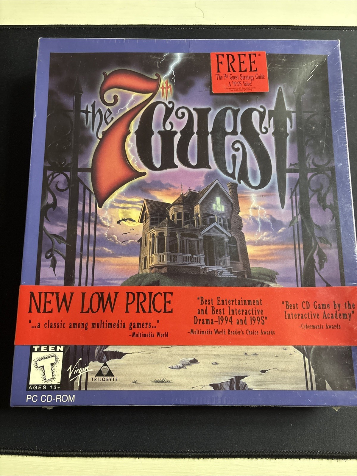 Vintage 1992 Virgin THE 7TH GUEST CD-Rom