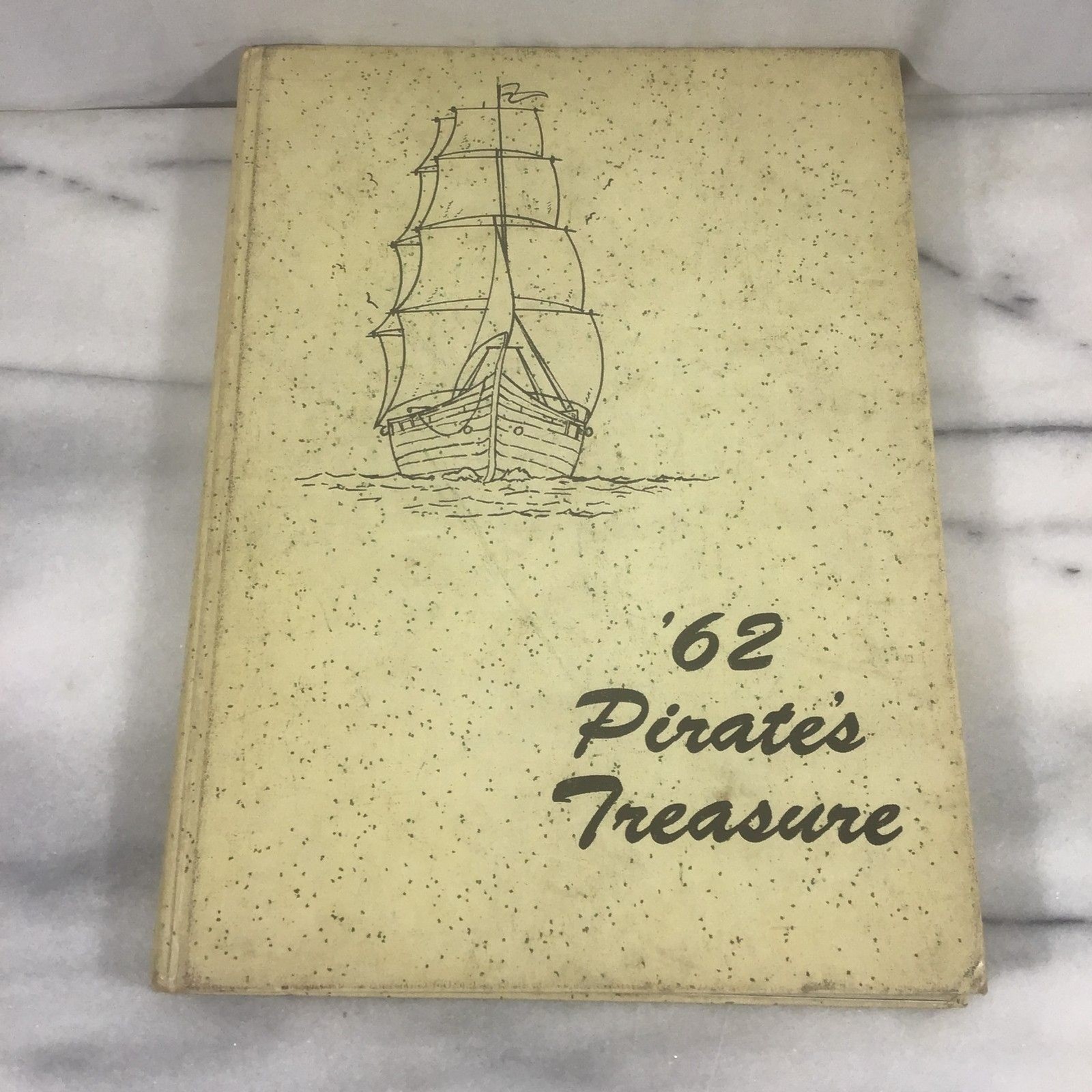 1962 Vidor High School Yearbook Texas Pirate\'s Treasure Vintage 62