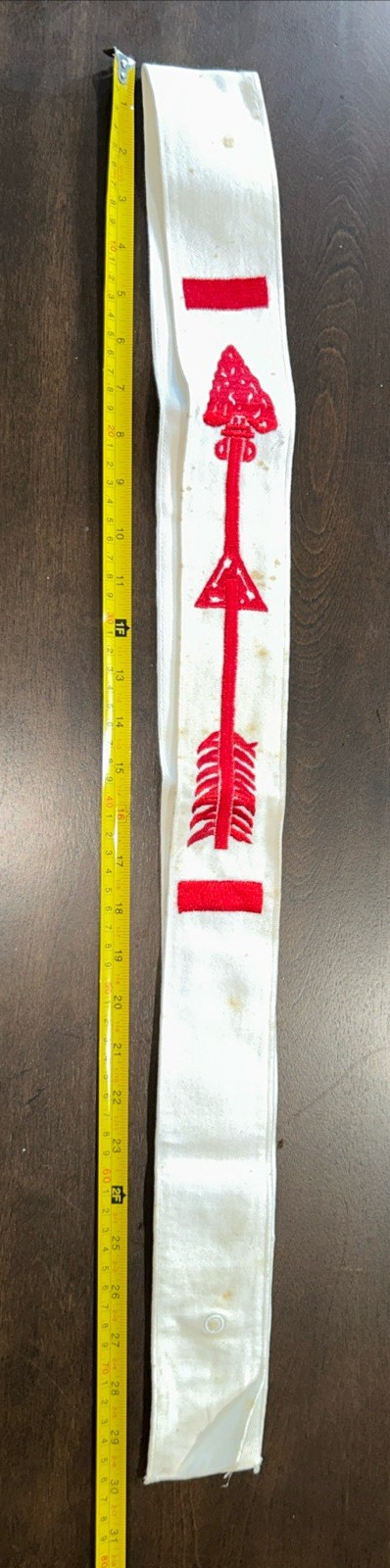 Older OA Vigil Sash Boy Scouts BSA Order of the Arrow 60 inch total length #8