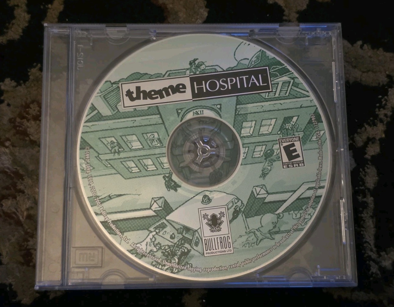 Theme Hospital PC CD-ROM Disc Only Bullfrog EA Retro Simulation Game Vintage