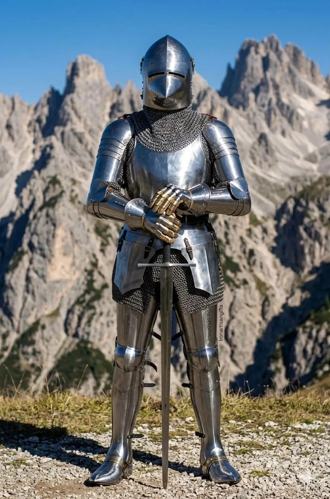Medieval Knight Full Armor Suit Gothic Steel Handmade Full Body Armor Set LARP