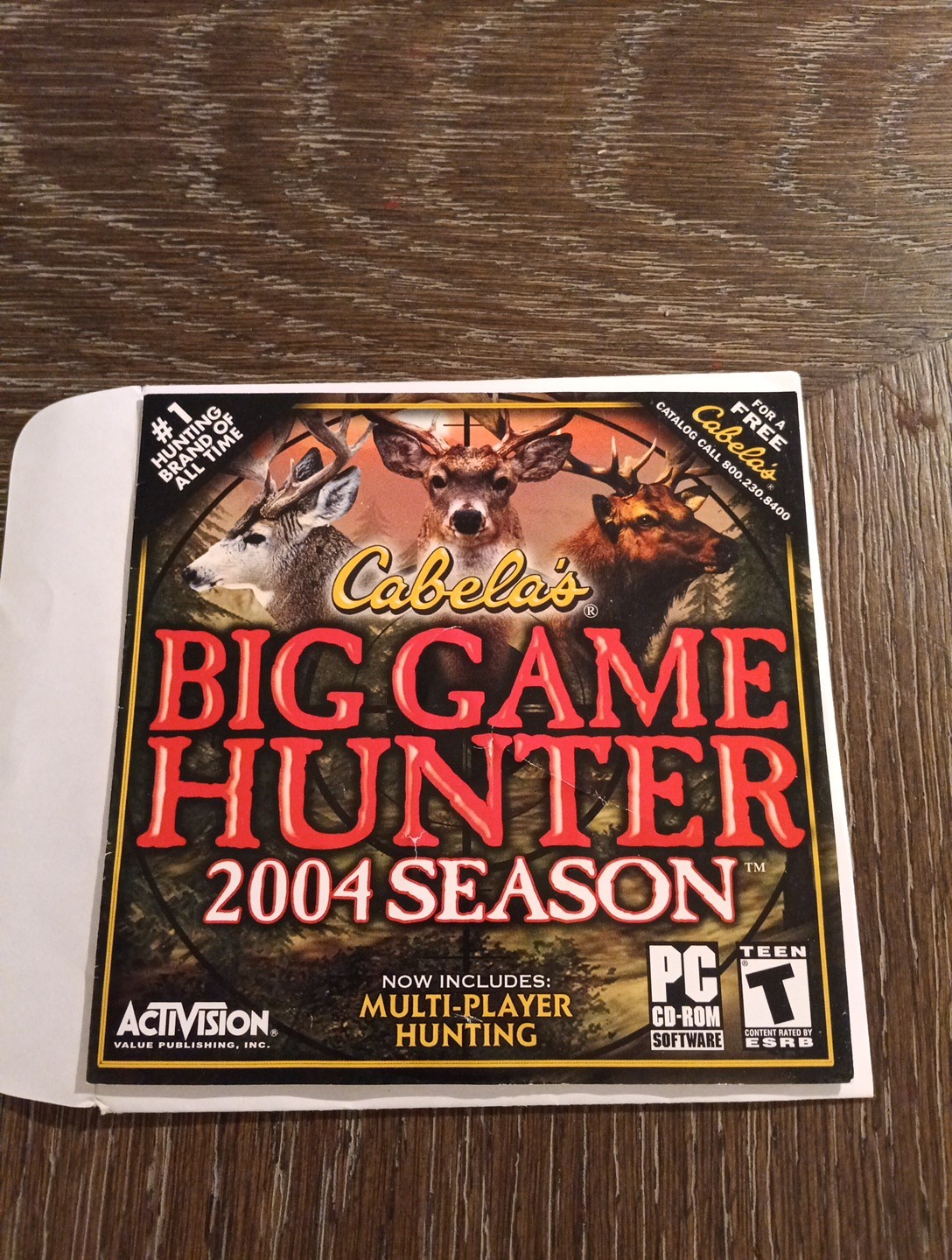 Cabela’s Big Game Hunter 2004 Season PC CD-ROM 