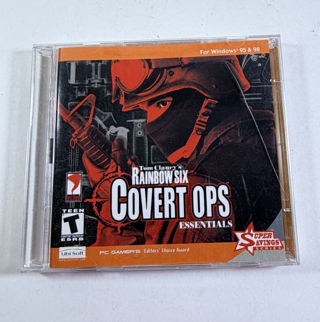 Tom Clancy's - Rainbow Six Covert Ops Essentials (PC, 2000) No Manual