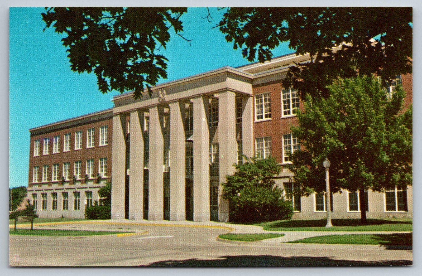 Illinois State University Fairchild Hall Campus Building Vintage Postcard