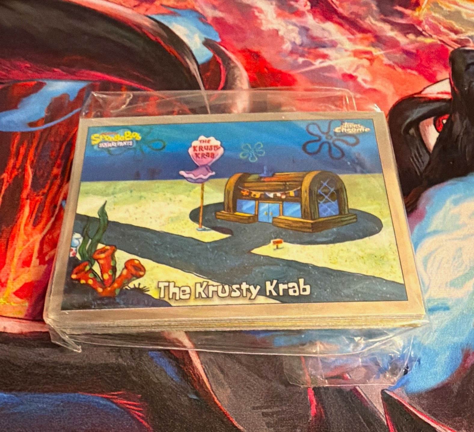 Topps Chrome 2025 SpongeBob 10 Card Random Lot Mystery Packs PLEASE READ BELOW