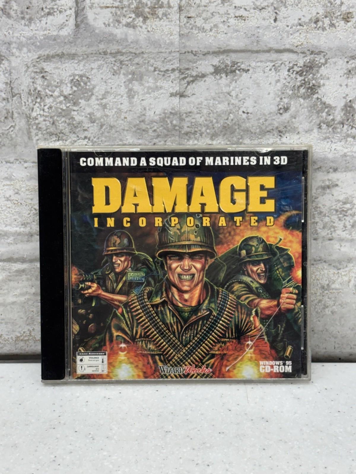 Damage Incorporated Windows 95 PC Game CD–ROM WizardWorks Tactical Shooter 1998