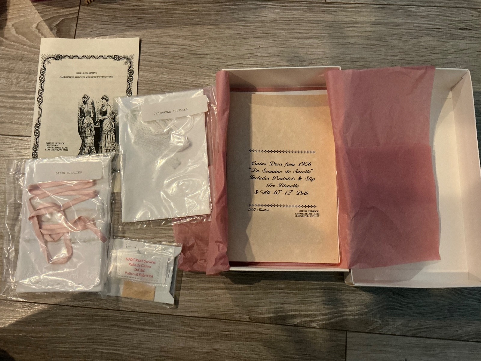 Vtg 2002 Rare Louise Hedrick Sewing Patterns Bleuette Dolls & Other Dolls