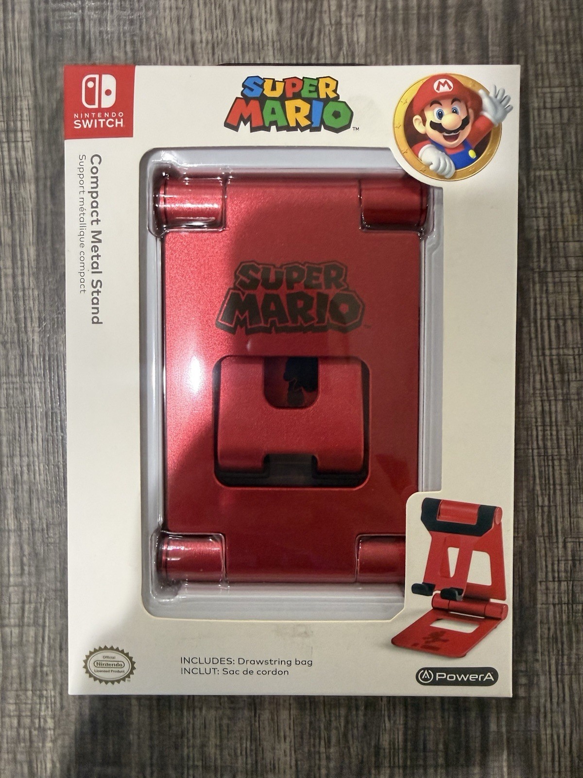 PowerA Nintendo Switch Play Stand Red Chrome[ Mario Edition ] NEW