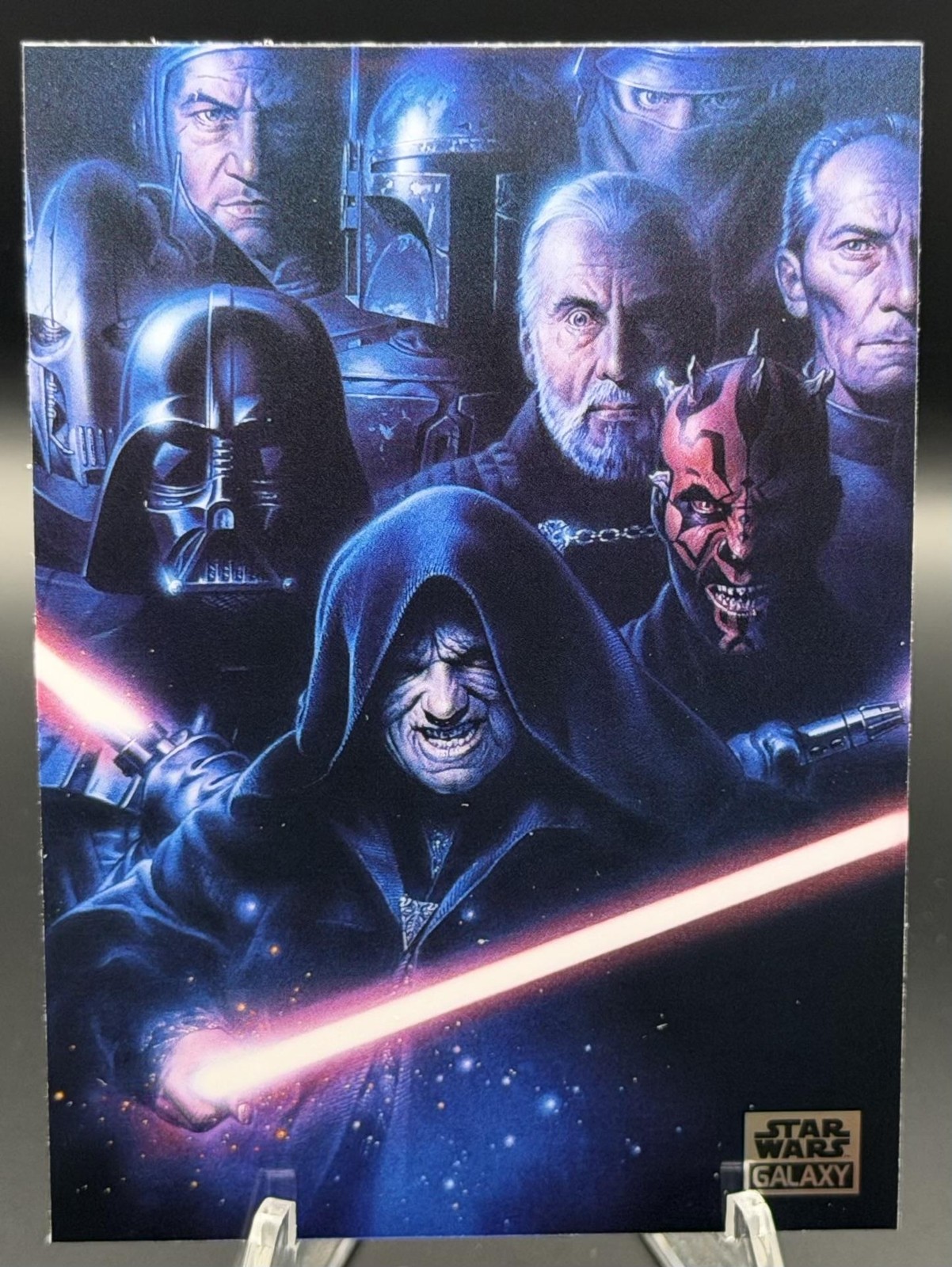 Shadow of Evil 2025 Topps Chrome Star Wars Galaxy Card #95 Darth Vader
