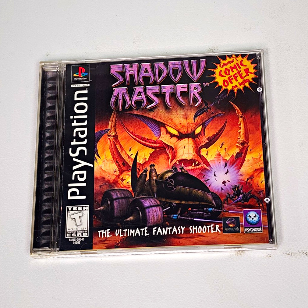 Psygnosis Shadow Master Sony PlayStation 1 PS1 1997 T NTSC-U/C Manual