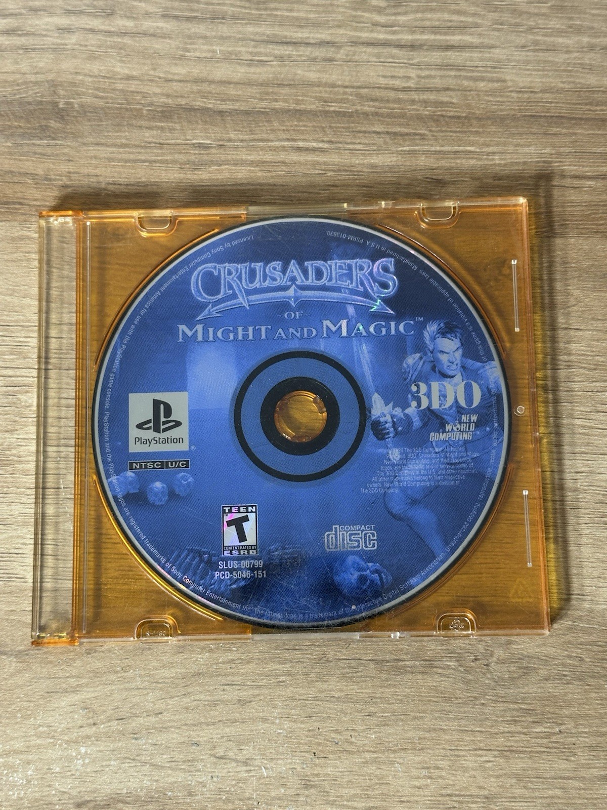 Crusaders of Might and Magic PS1-Disc Only-Tested and Working