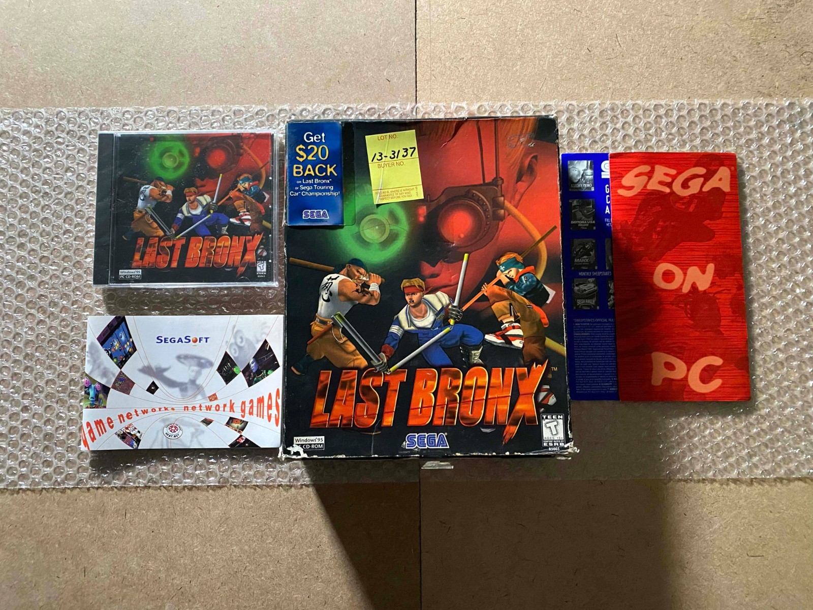 Last Bronx (Big Box) (SEGA) (PC CD-ROM, 1998) - COMPLETE / SEALED DISC
