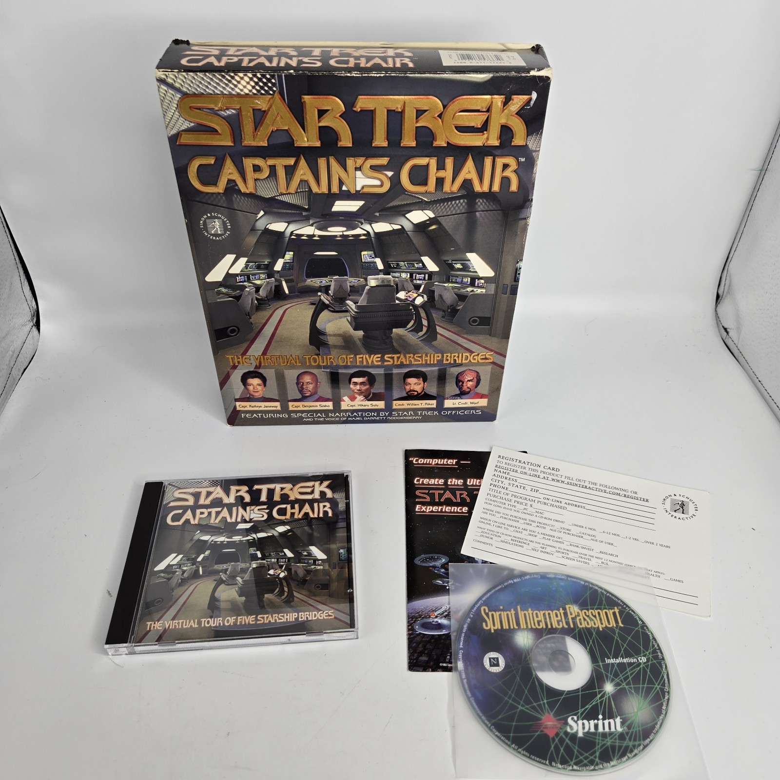 Big BOX PC - STAR TREK CAPTAIN'S CHAIR - VIRTUAL TOUR OF FIVE STARSHIP BRIDGES