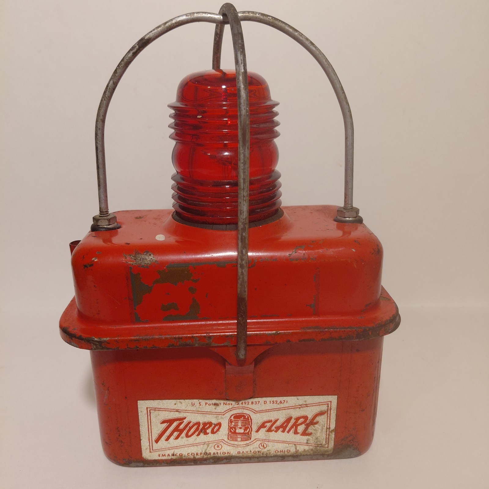 Vintage 1940s 1950s Thoro Flare Railroad Highway Emergency Signal Safety Beacon
