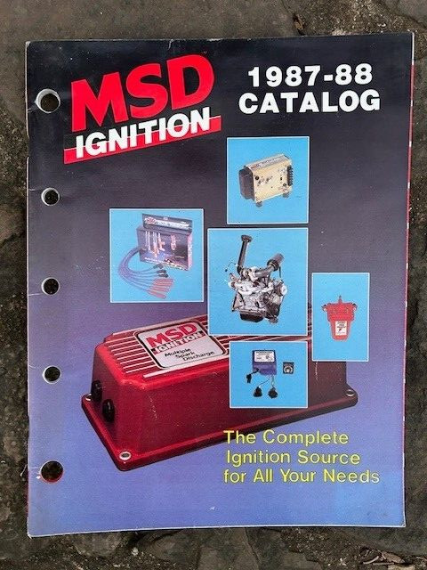 Vintage Original 1987-1988 MSD Ignition Autotronic Controls Corp book El Paso Tx