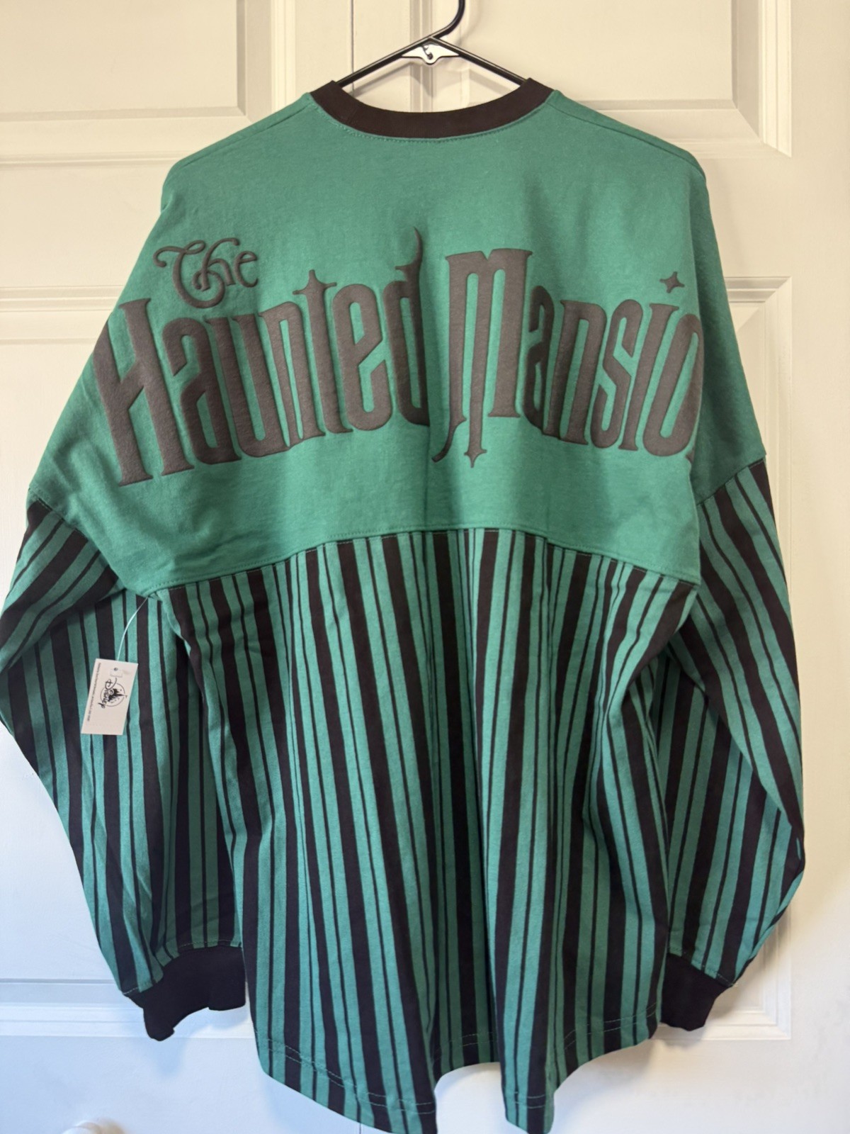 NWT LARGE Disney Parks Haunted Mansion Ghost Host Spirit Jersey Size 