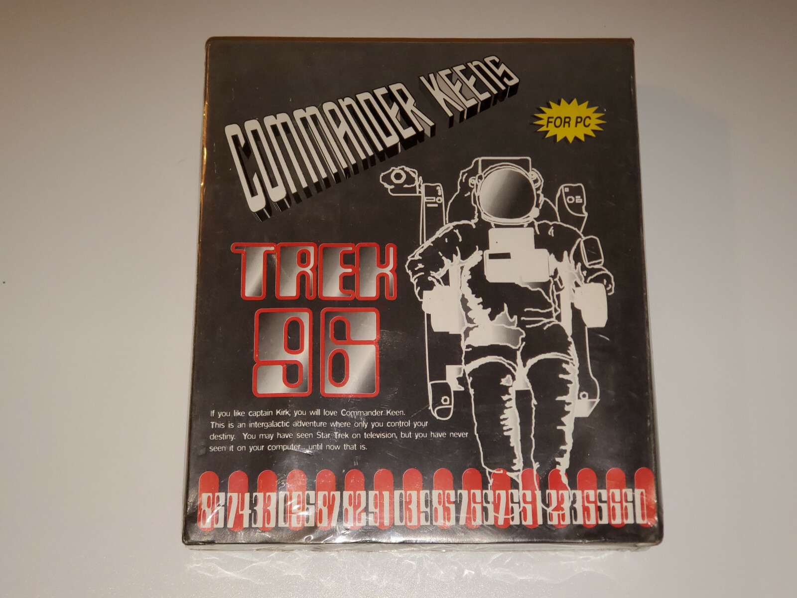 Commander Keens Trek 96 (PC) SEALED, Ultra Rare Game