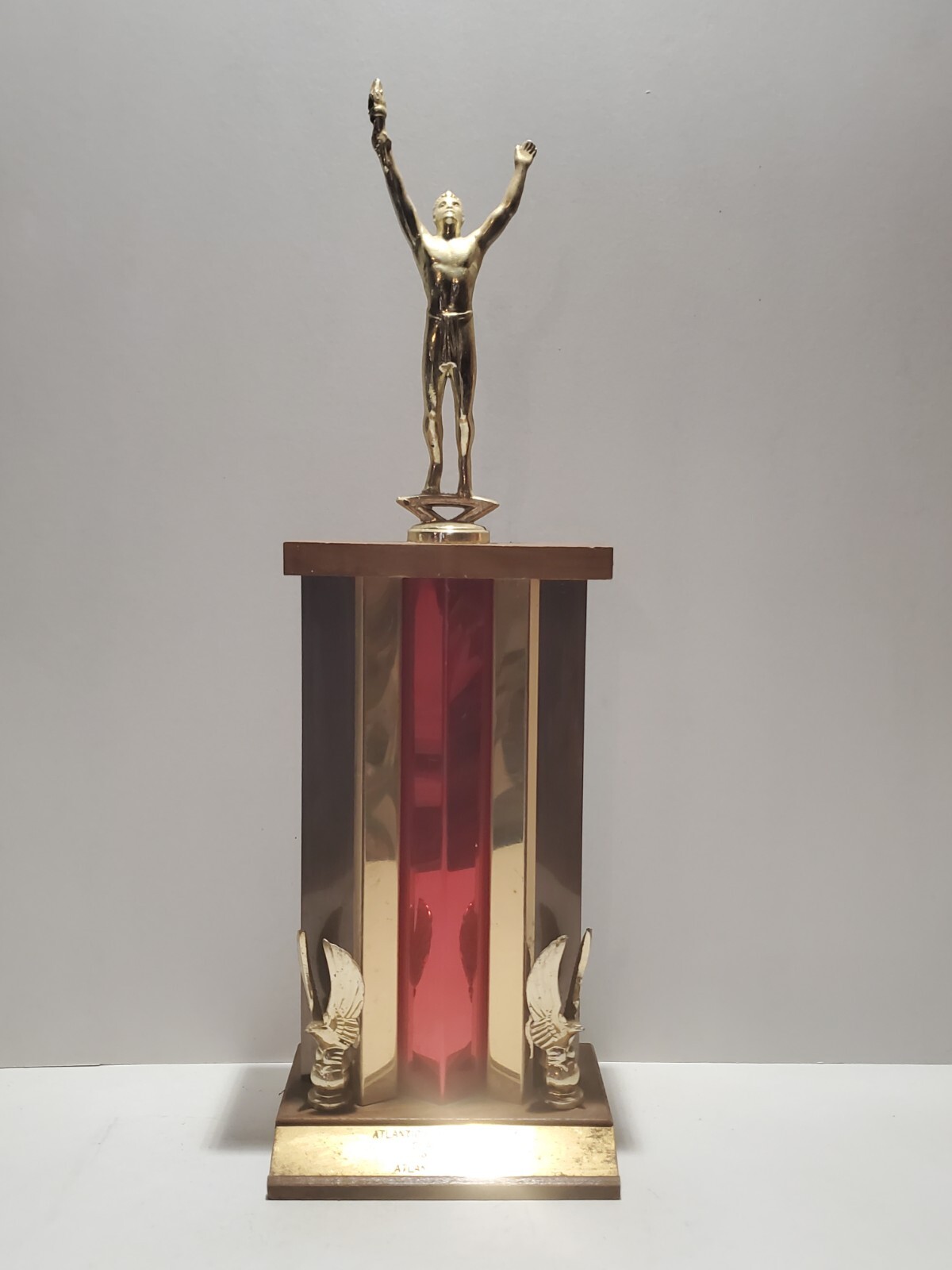 Vtg 1970 Atlantic Coast ATV Rally 3rd Place Trophy Atlantic City, NJ Beach Race
